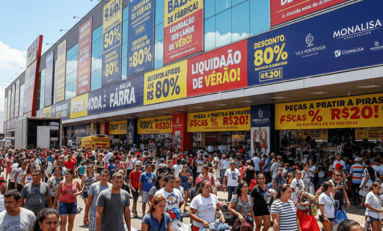 Polos de moda em Goiânia realizam liquidações com descontos de até 80%