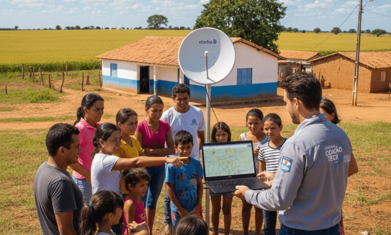 Governo de Goiás contrata internet Starlink para atender comunidades rurais