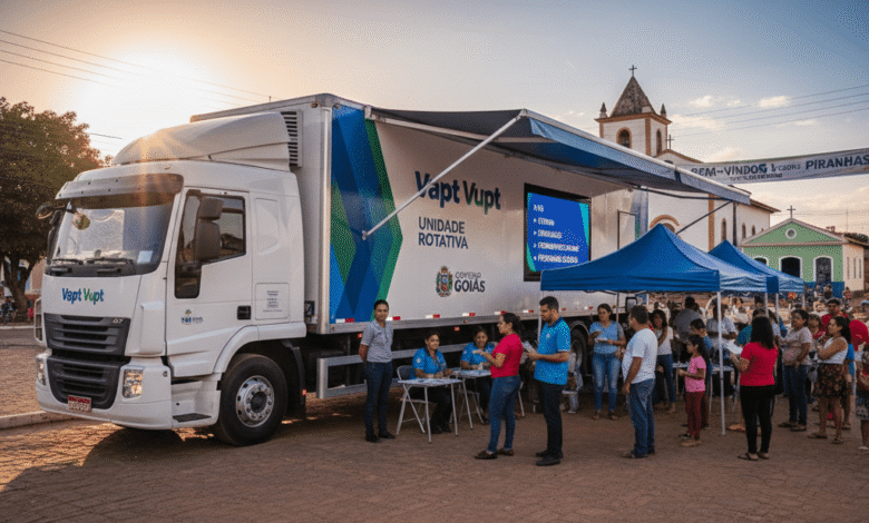 Goiás institui Vapt Vupt Rotativo para atender cidades do interior