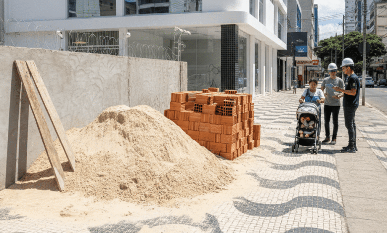 Calçadas obstruídas são alvo de nova operação de fiscalização na capital