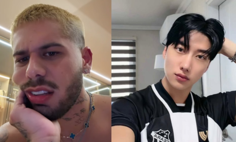 Zé Felipe critica interação de influenciador sul-coreano com Ana Castela