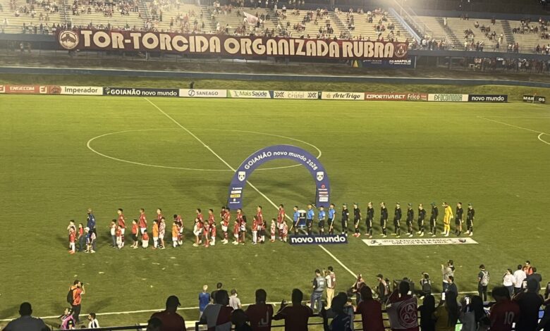 Anapolina e Jataiense empatam por 1 a 1 no jogo de ida das quartas