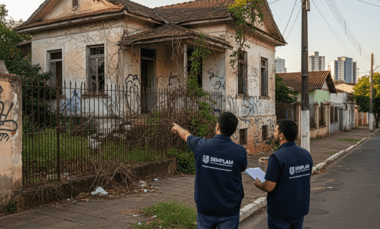 Imóveis abandonados em Goiânia podem sofrer demolição administrativa