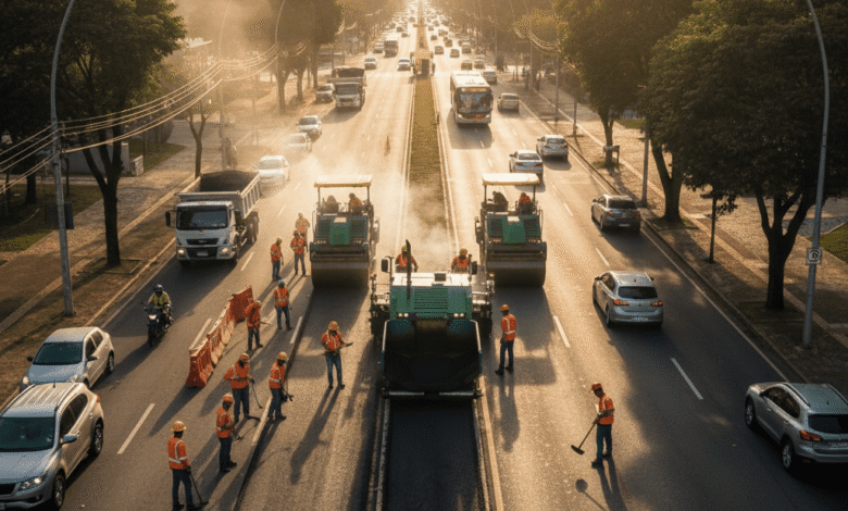 Goiânia publica edital para reconstrução asfáltica de corredores de ônibus