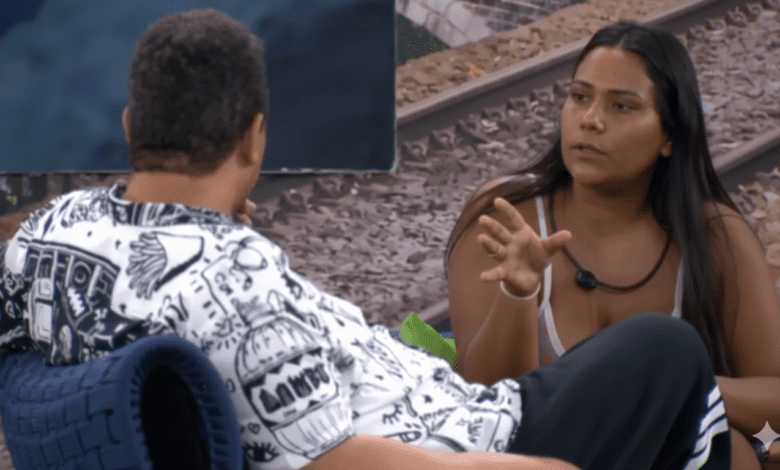 Chaiany discute relação com Gabriela em conversa com Babu no BBB 26