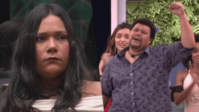 Chaiany Andrade bateu seu próprio recorde e subiu no Top 10 de participantes do "Big Brother Brasil" que tiveram a menor porcentagem de votos em Paredões. A desempregada, que já ocupava a 10ª colocação por ter recebido 0,68% no 6º Paredão do BBB 26, conseguiu uma porcentagem ainda menor no 8º, disputado na noite de terça-feira (10).nCom isso, ela igualou o menor índice de Babu Santana - curiosamente o eliminado, com 68,62% - no BBB 20, com 0,47%, e subiu algumas posições no ranking de menos rejeitados da história do reality show.nnAgora, Babu e Chaiany são os únicos a aparecer duas vezes no Top 10. Confira o ranking atualizado:nn10º - Chaiany Andrade (BBB 26) - 0,68%n9º - Pyong Lee (BBB 20) - 0,66%n8º - Gizelly Bicalho (BBB 20) - 0,64%n7º - Cezar Black (BBB 23) - 0,61%n6º - Rafa Kalimann (BBB 20) - 0,59%n5º - Arthur Picoli (BBB 21) - 0,54%n4º - Chaiany Andrade (BBB 26) e Babu Santana (BBB 20) - 0,47%n3º - Babu Santana (BBB 20) - 0,44%n2º - Sarah Andrade (BBB 21) - 0,37%n1º - Gil do Vigor (BBB 21) - 0,29%nn*publicado por Jonathan Pereira, em colaboração para a CNN Brasilnhttps://www.youtube.com/watch?v=lHnexHkdnDYnhttps://stories.cnnbrasil.com.br/entretenimento/paredao-falso-big-fone-e-argentino-relembre-as-pegadinhas-do-bbb/