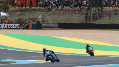 Pilotos elogiam pista de Goiânia mesmo sob chuva na MotoGP