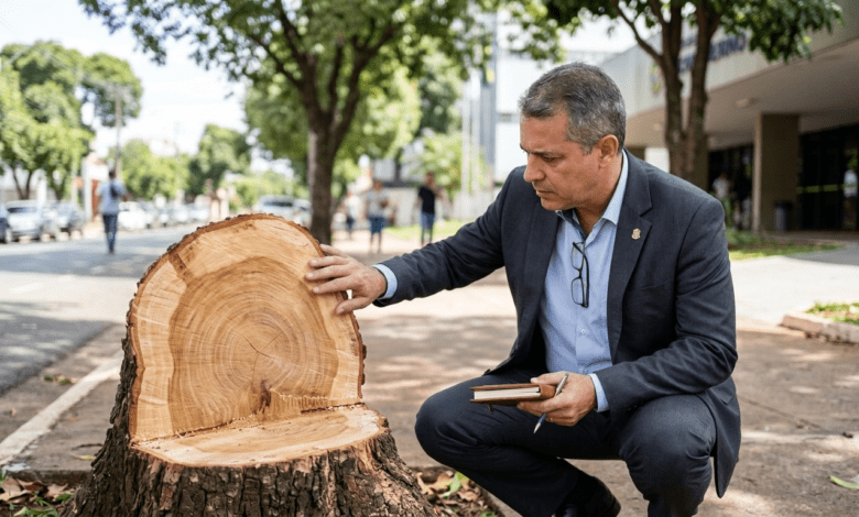 MPGO amplia fiscalização sobre retirada de árvores em Goiânia