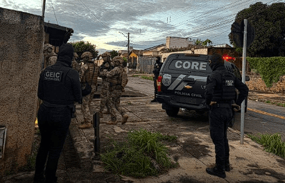 Nova etapa da Operação Destroyer atinge núcleo estratégico de facção em Goiás