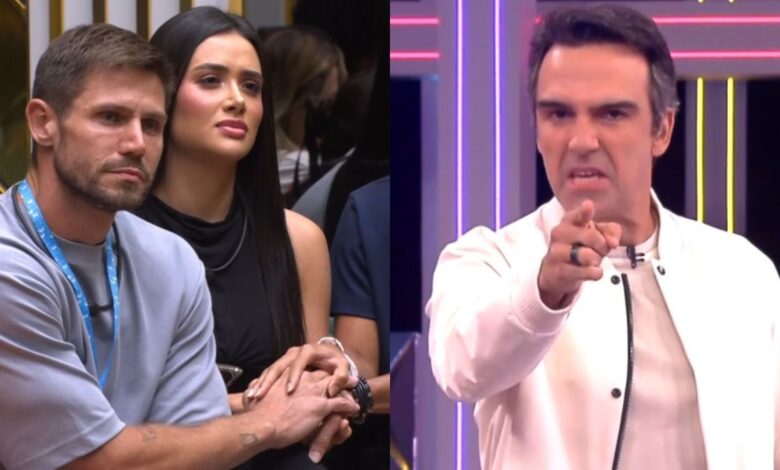 O discurso de Tadeu Schmidt na última terça-feira (3), durante o Paredão Falso do BBB 26, usou uma analogia com a fábula do louva-deus e das formigas. No texto, ele fez disse que esses insetos trabalham solitário e em grupo, respectivamente.nO termo "formigas" foi adotado pelo grupo formado por Jonas, Alberto, Jordana, Marciele e Gabi e eles se autodenominaram com o nome do inseto. Quando Breno voltou do Paredão Falso, ele também se autodenominou "louva-deus".nMas o que ninguém sabia era que esse termo surgiu de uma conversa informal entre Tadeu e Luciano Huck, que visitava os bastidores do BBB 26 no mesmo dia, quando o apresentador do reality sugeriu a Huck: "Fala alguma coisa que a gente põe no discurso". O dono do "Domingão" respondeu "formiga" e Tadeu ficou desesperado.nnAntes de entrar na casa, ele teve a oportunidade de conhecer o corredor dos câmeras, de onde são feitas as imagens em cada cômodo da casa. Ali, Luciano pôde ver em tempo real uma conversa no quarto Sonhos de Voar, em que estavam Jonas e Alberto, que conversavam com Jordana.nDepois, o apresentador do "Domingão" usou uma roupa de Dummy, entrou na casa e mergulhou na piscina.nConfira o discurso de "eliminação" completo dito por Tadeu na última terça:n"Chegou a hora. Quando eu terminar, seremos 13. Metade da temporada e ainda temos um Paredão totalmente novo. É a estreia de todo mundo, primeira vez dos três. E curioso que, algumas semanas atrás, os três se salvaram, juntos, numa Prova Bate e Volta.nAgora, os três experimentam, juntos, o drama do Paredão. E como estiveram ligados nos últimos dias, né? Alberto e Jordana exilaram Breno, Breno emparedou Alberto, Breno foi emparedado por Jordana, os três se ligaram no Sincerão... Escreveram a maior parte do Paredão em que se meteram.nUm Paredão que, acima de tudo, é um confronto de estilos, como a fábula do louva-a-deus e da formiga. A formiga é bicho de grupo, não tem uma formiga solitária. Se você flagrar uma formiga sozinha, calma!nAcompanha mais um pouquinho que você vai ver uma formiga encontrando a outra e depois a outra... Elas fazem questão de formar uma sociedade, são fortes no coletivo. A formiga tem um grupo e vai com ele até o fim.nO louva-a-deus é solitário, não tem um grupo definido. Ele se junta a outros indivíduos quando lhe convém. É mestre da camuflagem, e sua força está exatamente na liberdade. A fábula da formiga e do louva-a-deus trata exatamente desse choque de estilos.nFazer parte de um grupo dá a sensação de força aos indivíduos. Por outro lado, quando alguém é eliminado é uma tristeza tão grande.... O solitário não sofre quando a floresta devora quem quer que seja. Mas, será que não falta alguém para dar apoio em tempo integral?nCada um sabe se é louva-a-deus ou formiga. Mas, quem sabe o que é mais eficiente, ou talvez o bicho mais poderoso seria o louva-a-deus, ou a formiga que fosse mais flexível?nQuando um Paredão tem dois integrantes de um grupo contra um adversário que se assume solitário, será que vale aquela velha questão, que vocês adoram lembrar, que as torcidas para eliminar alguém ou isso nunca fez sentido?nNessa selva em que vocês estão, não há resposta definitiva, vocês sabem disso. Tudo depende, inclusive do momento. E, neste momento, deu formiga."nAssim ao momento em que surgiu a ideia de falar de formigas:nnSOCORROOO 🤯 Luciano foi até a casa do #BBB26 e descobrimos de onde veio o termo "formiguinha' QUE BABADO 🐜 #Domingão pic.twitter.com/CKt6KxxVCqn— TV Globo 📺 (@tvglobo) March 8, 2026nnhttps://stories.cnnbrasil.com.br/entretenimento/paredao-falso-big-fone-e-argentino-relembre-as-pegadinhas-do-bbb/n