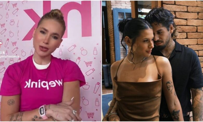 A empresária Virginia, 26, republicou uma imagem no Instagram com uma frase que os internautas interpretaram como uma indireta para o ex-marido Zé Felipe, 27, e a ex-namorada dele, a cantora Ana Castela, 22.nZé e Ana passaram o fim de semana juntos na Fazenda Talismã com os filhos do cantor, frutos do relacionamento com Virginia. Durante a estadia, foi publicado que a boiadeira estaria maquiando Maria Flor.nnNo dia seguinte, a mãe publicou um momento semelhante, com a legenda: "Pediu para eu maquiar ela de novo", o que os internautas entenderam como indireta. "Agora ela só quer que a mamãe maquie ela, né? Ou você vai deixar outra pessoa te maquiar?", disse no vídeo.nNo repost da influenciadora, vê-se um boné com a frase: "Vários defeitos, mas nenhum deles é ser uma coisa na sua frente e outra por trás". O recado teria sido dado após Zé publicar um vídeo dizendo: "Todo mundo tem limites. A partir de agora vou mostrar os meus".nnhttps://stories.cnnbrasil.com.br/entretenimento/viagem-e-tatuagem-o-que-virginia-e-ze-felipe-fizeram-antes-do-termino/nhttps://stories.cnnbrasil.com.br/entretenimento/viagem-e-tatuagem-o-que-virginia-e-ze-felipe-fizeram-antes-do-termino/