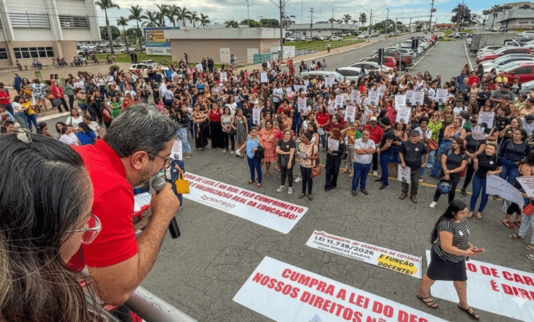 Educação de Aparecida terá paralisação na quinta em meio a impasse com a prefeitura