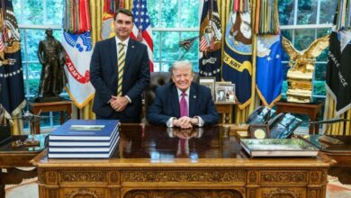 52% dos eleitores veem Donald Trump atuando para beneficiar a candidatura de Flávio Bolsonaro