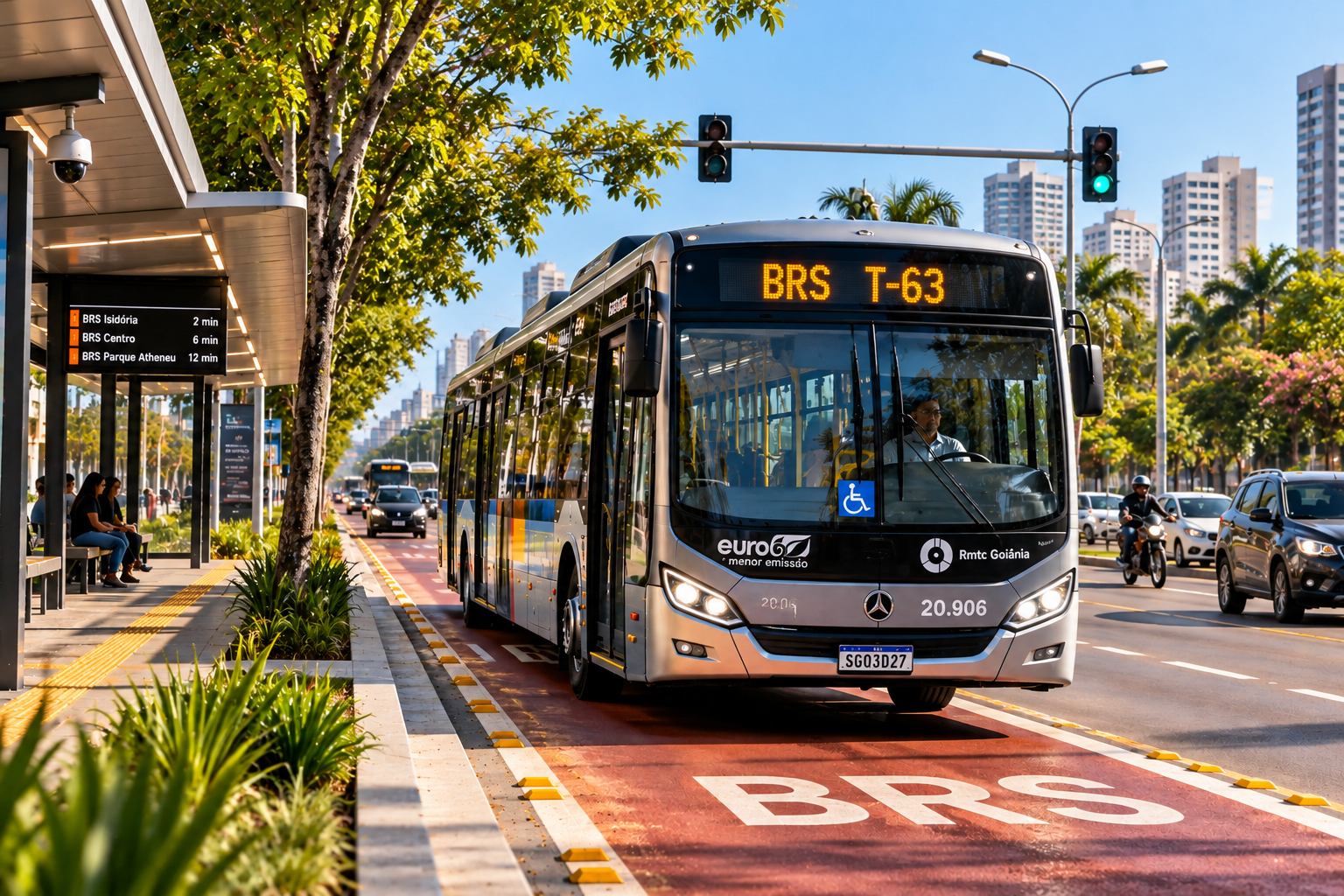 Goiânia planeja melhorias na Avenida T-63 com novo sistema de transporte e asfalto