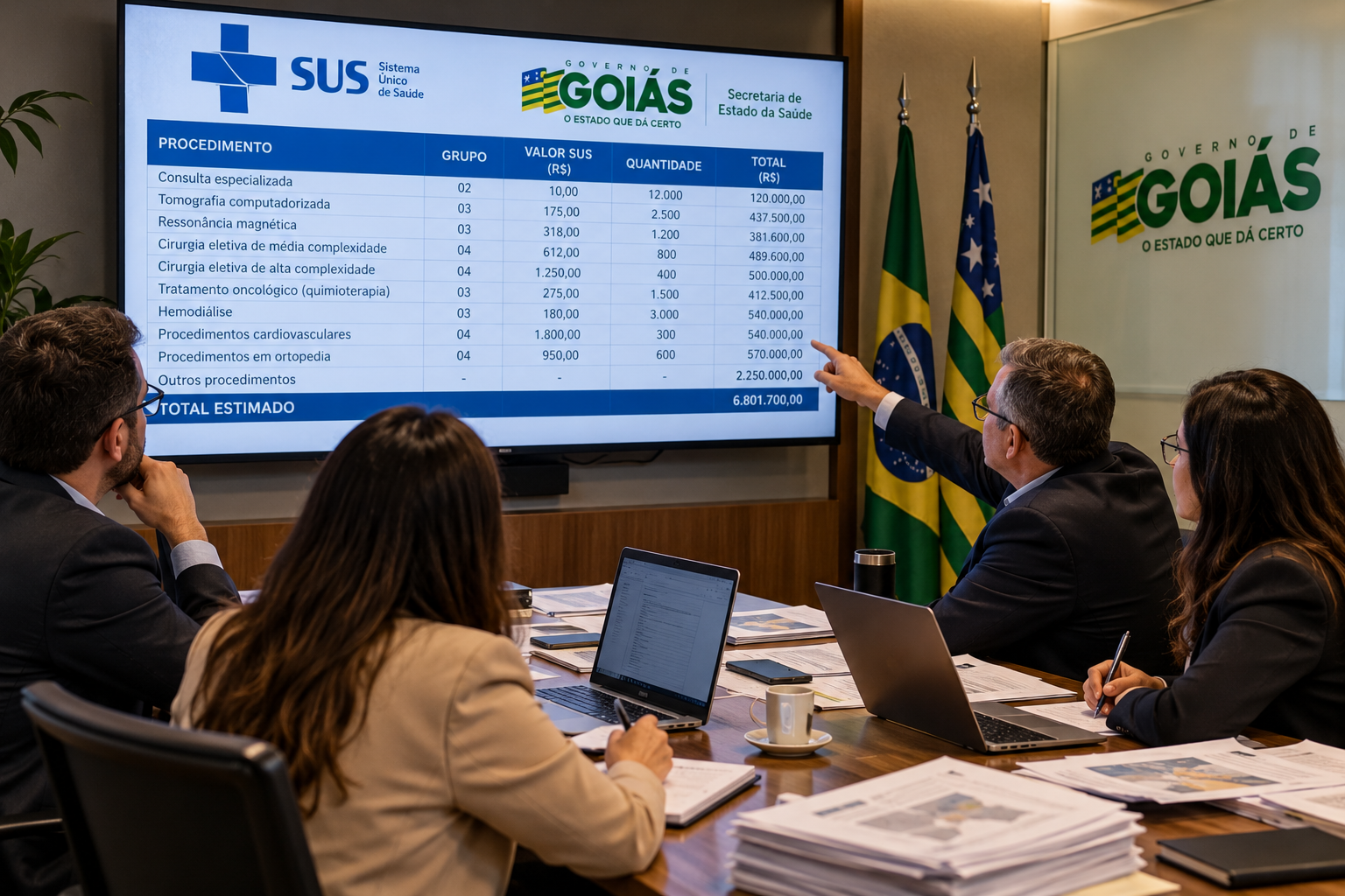 Goiás libera crédito suplementar de R$ 7,2 milhões para a saúde
